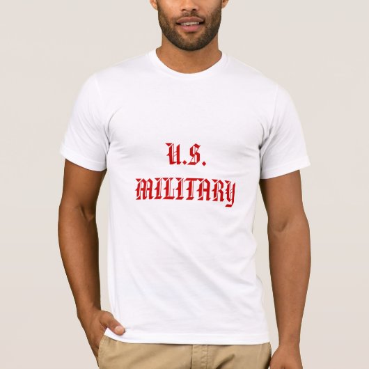 T-SHIRT U.S. MILITAIRE (Devant)