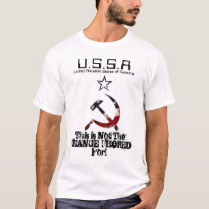 T-shirt U.S.S.A, états socialistes unis de l'Amérique
