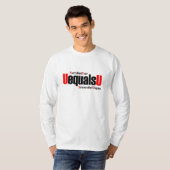 T-shirt U = U - VIH indétectable - Science pas Stigmatisme (Devant entier)