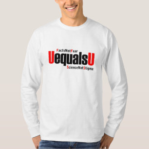 T-shirt U = U - VIH indétectable - Science pas Stigmatisme