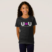 T-Shirt U=U VIH non détectable égale non transmettable (Devant entier)