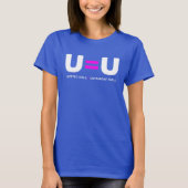 T-shirt U=U VIH non détectable égale non transmettable (Devant)
