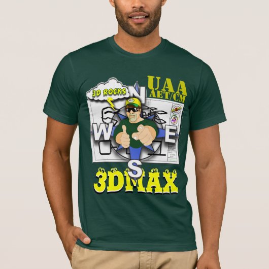 T-SHIRT UAA AET/CM 3DMAX (Devant)