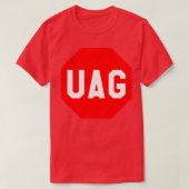 T-shirt UAG Stop Codon Sign  (Design devant)