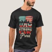 T-shirt UAW Solide Solidarité UAW Fiers Union UAW Travaill (Devant)