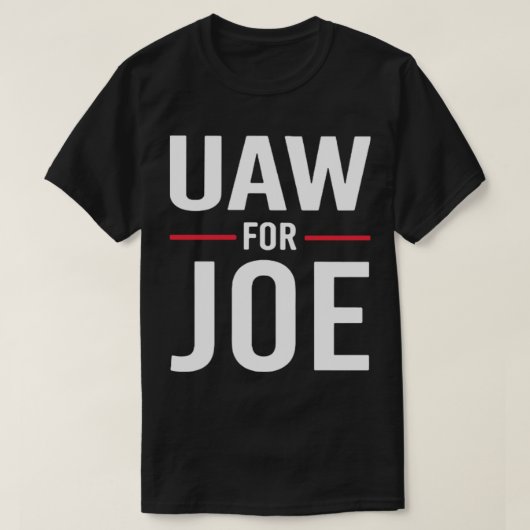 T-shirt Uaw UAW pour Joe Biden (Design devant)