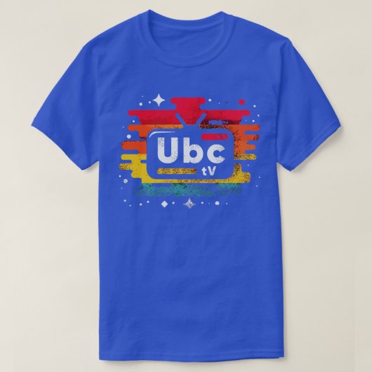 T-shirt UBC TV Home of Night Owls (Design devant)