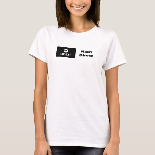 T-shirt Uber Flash e Direct (Devant)