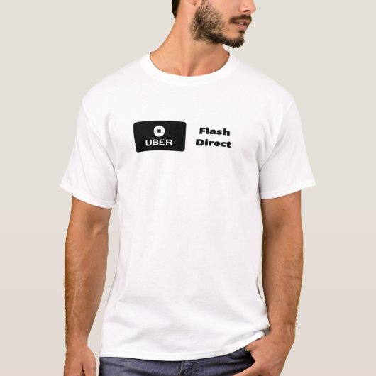 T-shirt Uber Flash e Direct (Devant)