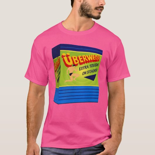 T-shirt Uberweiss Laundry Detergent retro (Devant)