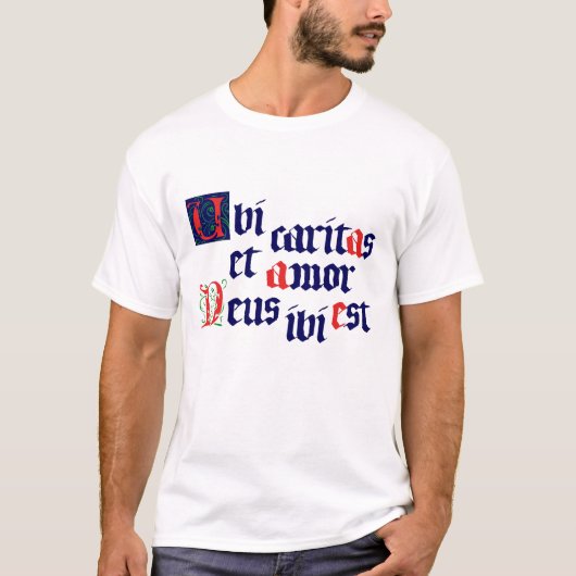 T-shirt Ubi Caritas (Devant)