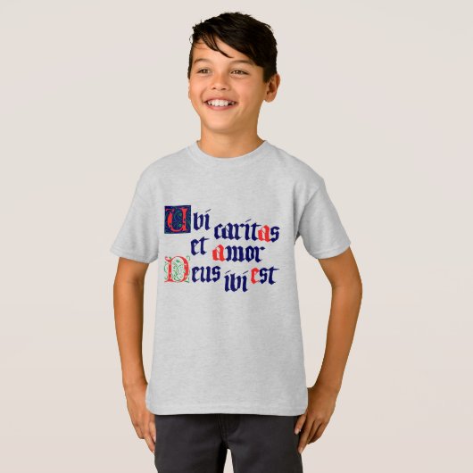 T-shirt Ubi Caritas (Devant entier)