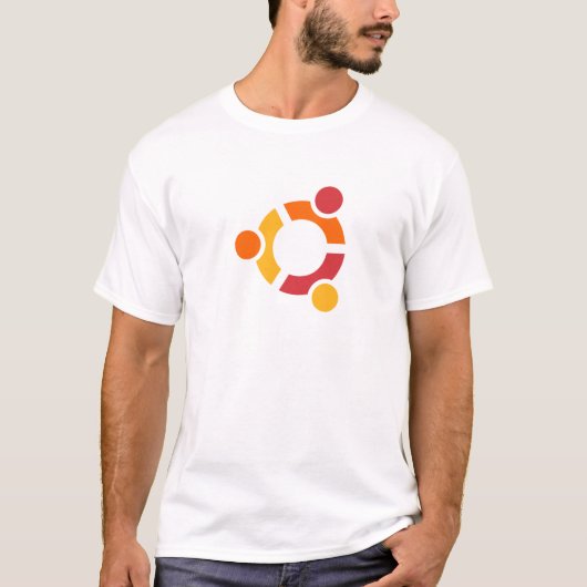 T-shirt Ubuntu androïde officiel (Devant)