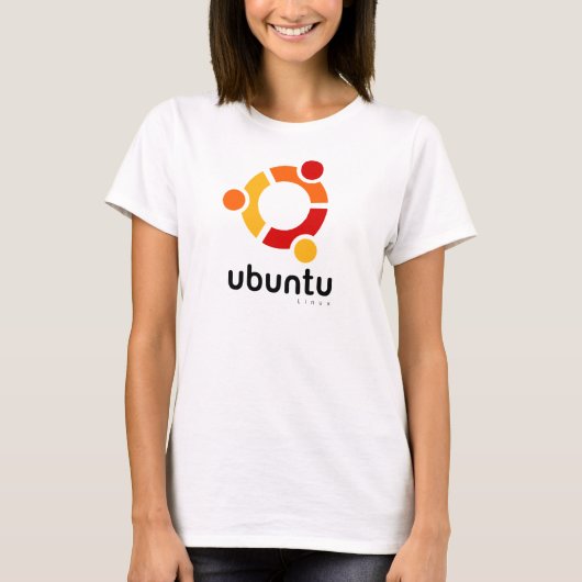 T-shirt Ubuntu Linux Open Source (Devant)