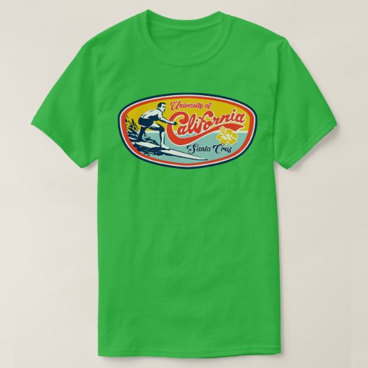 T-shirt UC UCSC Classic Surfer Design (Design devant)