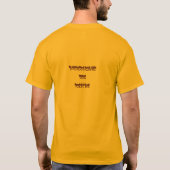 T-shirt UDR - pépite d'or (Dos)