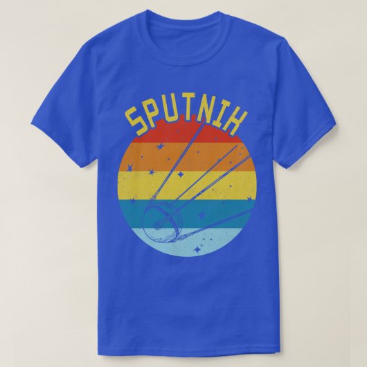 T-shirt UDSSR rétro Spoutnik (Design devant)