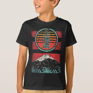 T-shirt Uechi Ryu Karate Retro Vintage 80s Style