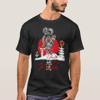 T-shirt Uechi Ryu Okinawa Karate Dragon & Tiger Spirit