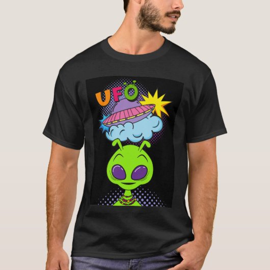 T-shirt ufo (Devant)