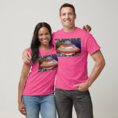 T-shirt Ufo 3D (Unisexe)