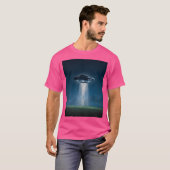T-shirt Ufo Alien Enlèvement humain Extraterrestre Ancien (Devant entier)