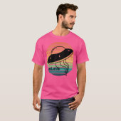 T-shirt Ufo Art Vintage (Devant entier)