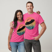 T-shirt Ufo Art Vintage (Unisexe)