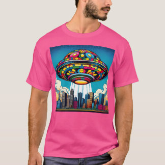 T-shirt Ufo coloré