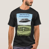 T-shirt UFO CROP CIRCLES Decoder (Devant)