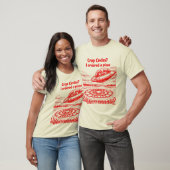T-shirt UFO CROP CIRCLES I ordered a pizza (Unisexe)