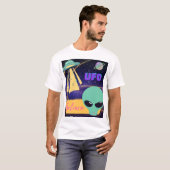 T-shirt ufo cru (Devant entier)