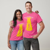 T-shirt Ufo Danse Alien (Unisexe)