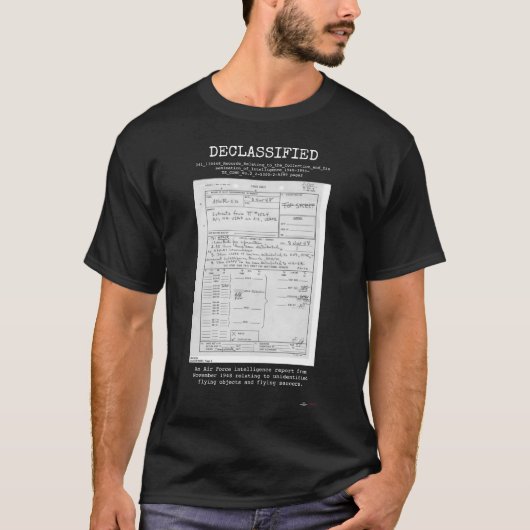 T-shirt UFO - Declassified 341_110448_Records_Relating_to_ (Devant)
