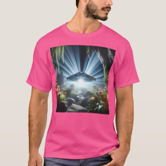 T-shirt Ufo Devant La Grotte