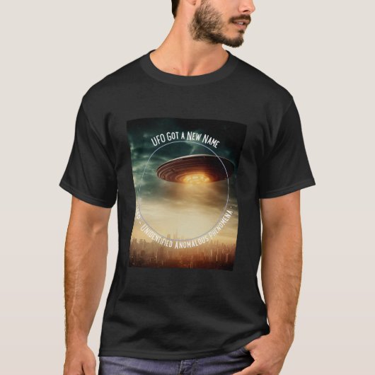 T-shirt UFO Nouveau nom UAP Phénomène anormal non identifi (Devant)