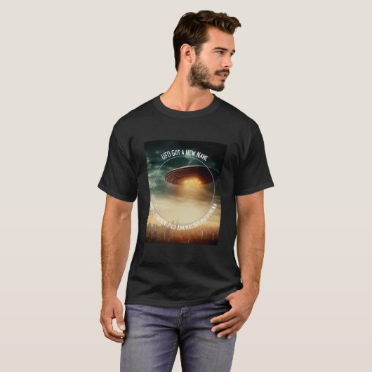 T-shirt UFO Nouveau nom UAP Phénomène anormal non identifi (Devant entier)