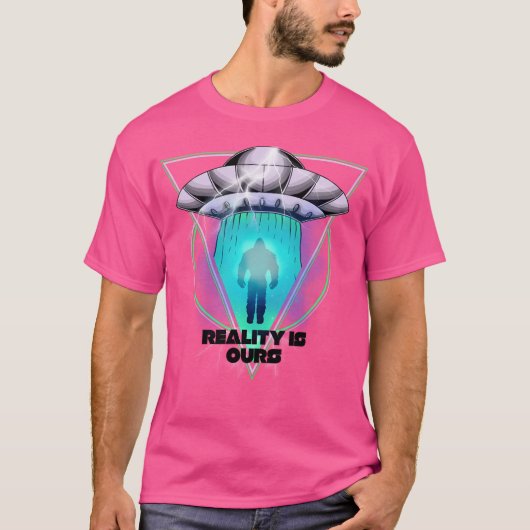 T-shirt Ufo Prend Bigfoot (Devant)