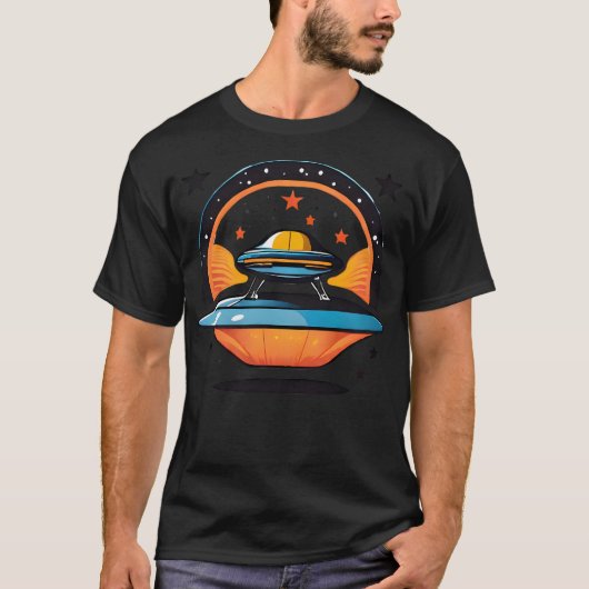 T-shirt Ufo Retro (Devant)