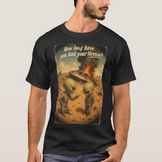 T-shirt UFO Roswell 40-50s