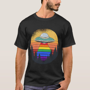 T-shirt Ufo Saucers LGBT gay et lesbienne gay g