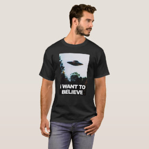 T-shirt UFO Shirt - I Want To Believe Allient UFO Tee