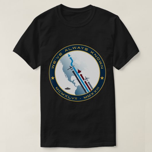 T-shirt UFO UAP Non Identifié Flying Object Alien Porte T- (Design devant)