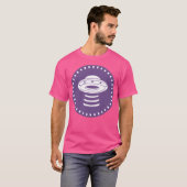 T-shirt Ufo violet (Devant entier)