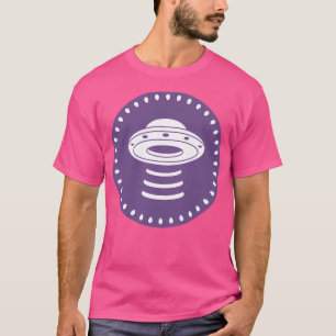 T-shirt Ufo violet