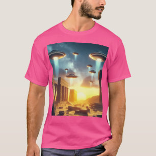T-shirt Ufos survolant les temples sumériens
