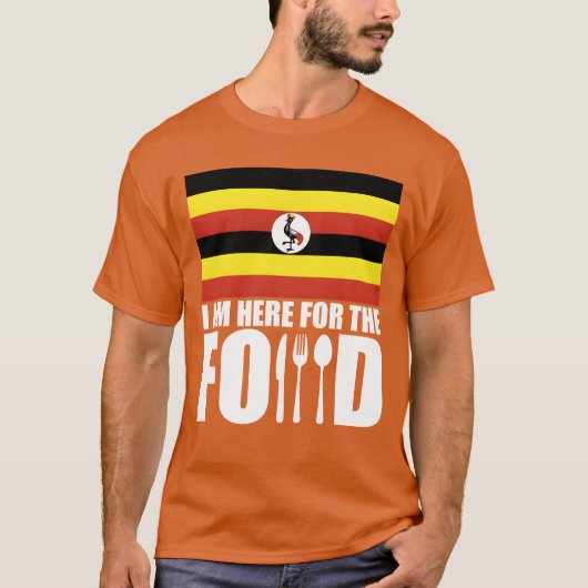 T-shirt Uganda souvenir food travel boy (Devant)