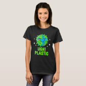 T-shirt Ugh Plastic Durable Nature Zéro Déchets (Devant entier)