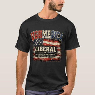 T-shirt Ughmerica Libéral 4 juillet Politique Indépendant