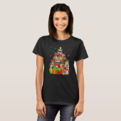T-shirt Ugly Christmas Cat Tree  Norwegian Forest Cat Xmas (Devant entier)